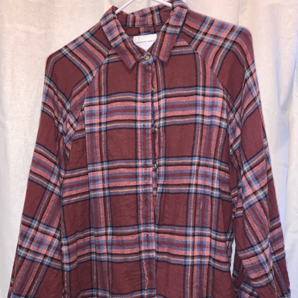 American Eagle Balloon Arm Flannel